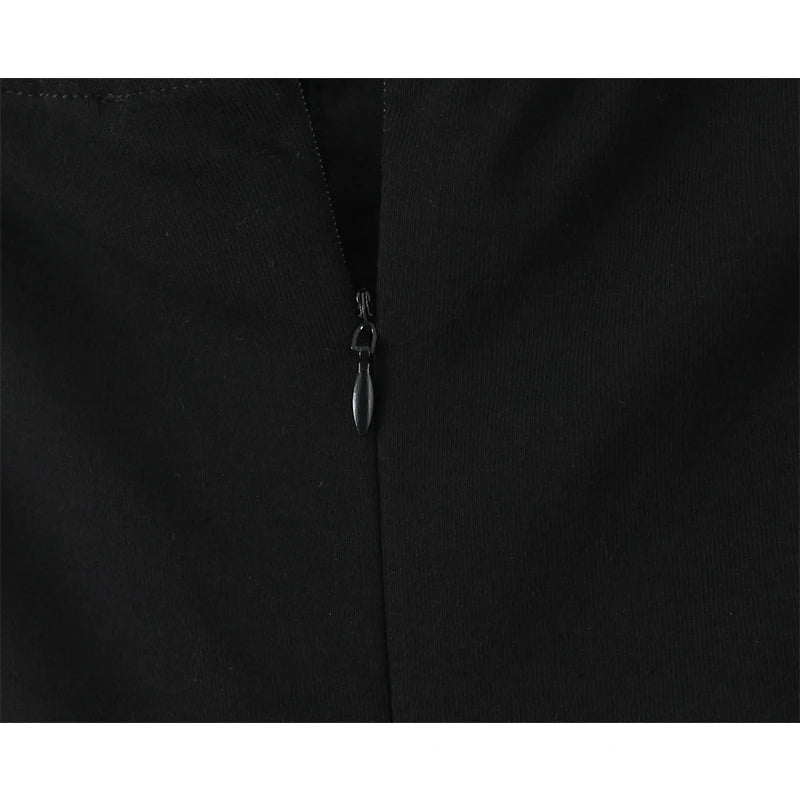 French Style Retro Spicy Girl Halter Mini Black Dress Women Fashion Backless Lace Spliced Bow Sexy Dresses Summer Robe voguable