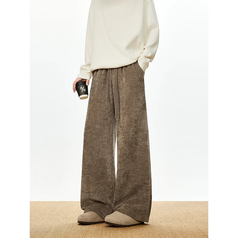 Autumn Casual Pants Men Fashion Retro Straight Pants Men Streetwear Hip-hop Loose Wide Leg Pants Mens Vintage Trousers M-3XL voguable