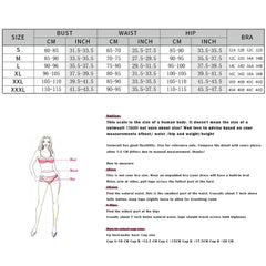 3Pcs Mirco Bikini 2025 Sexy Swimsuit Women Push Up Swimwear Bandeau Biquini Female Pink Bodysuit Bathing Suits Sarong Cover Up voguable