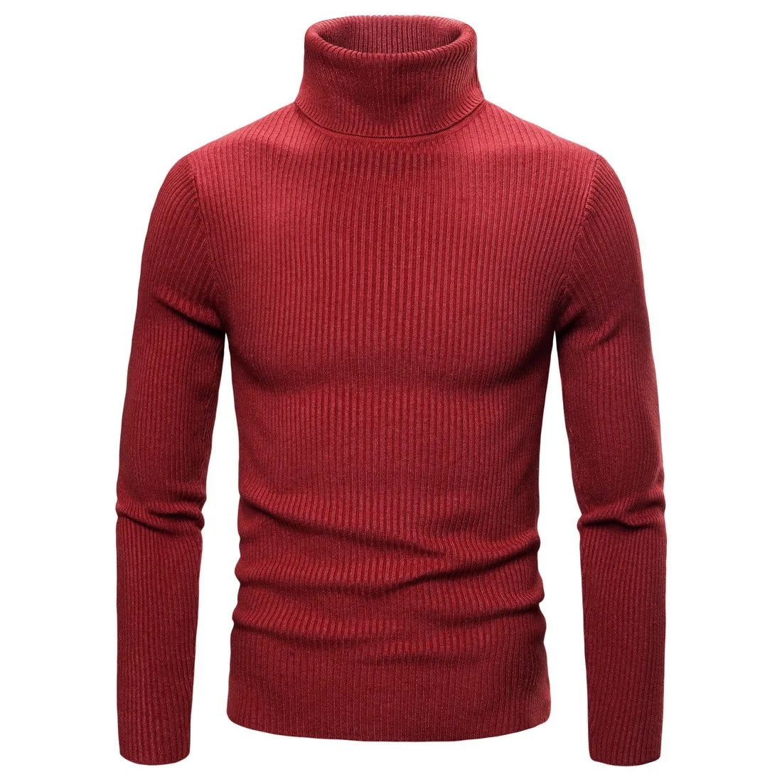 Autumn and Winter  Men's Turtleneck Sweater Male  Version Casual All-match Knitted  Sweater voguable