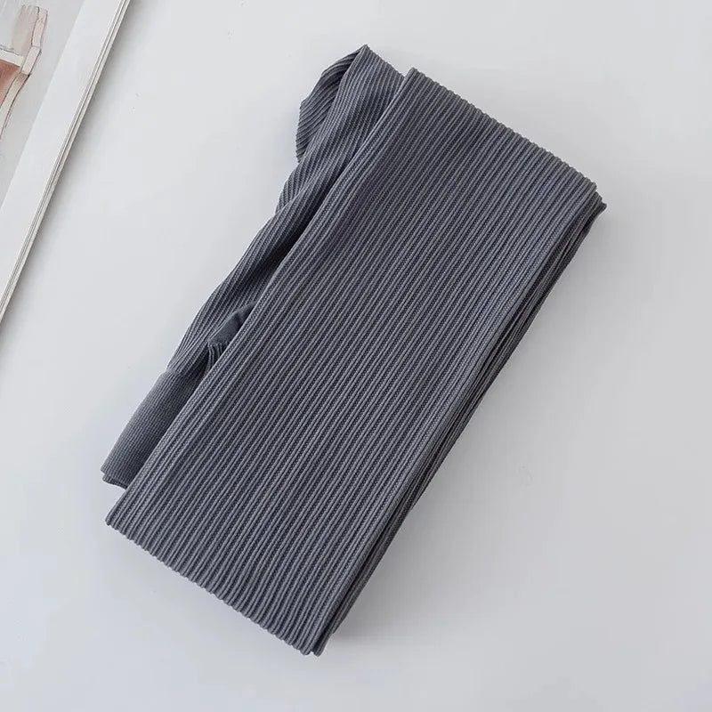 Knit Ribbed Pantyhose Women Sexy See-Through Stockings Black Striped Lace Tights For Women Skinny Leggings Pantyhose New voguable