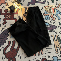 Fashionable Loose Straight Wide-leg Workwear Trendy Hip-hop Washing Jeans Spring Summer American Oversize Retro Trousers Chic voguable