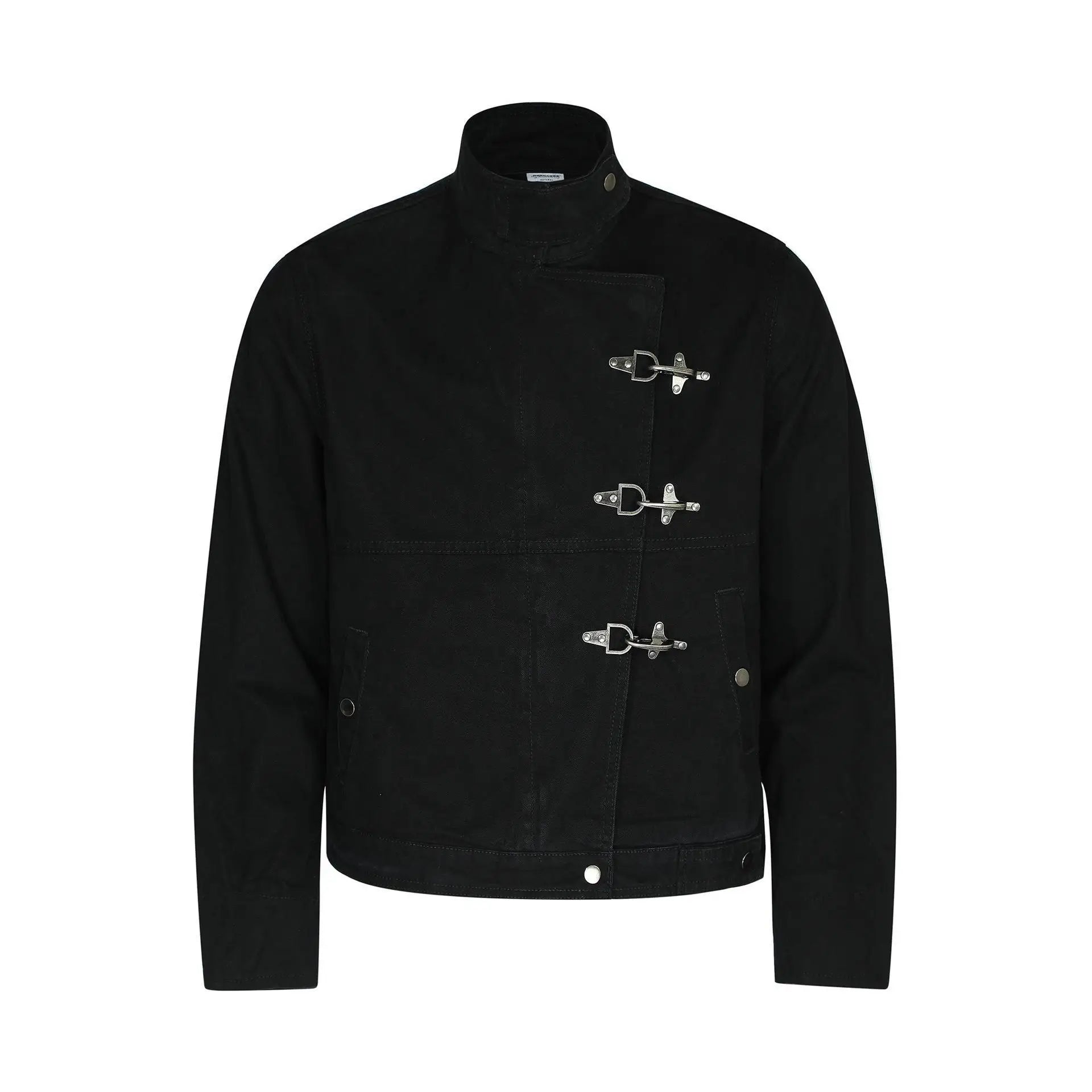 Men's Spring Autumn Deconstructed Splicing Design Jacket 2025 New Retro Workwear Short Men's Trendy High-end Jacket Aesthetic voguable