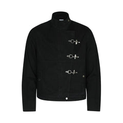 Men's Spring Autumn Deconstructed Splicing Design Jacket 2025 New Retro Workwear Short Men's Trendy High-end Jacket Aesthetic voguable