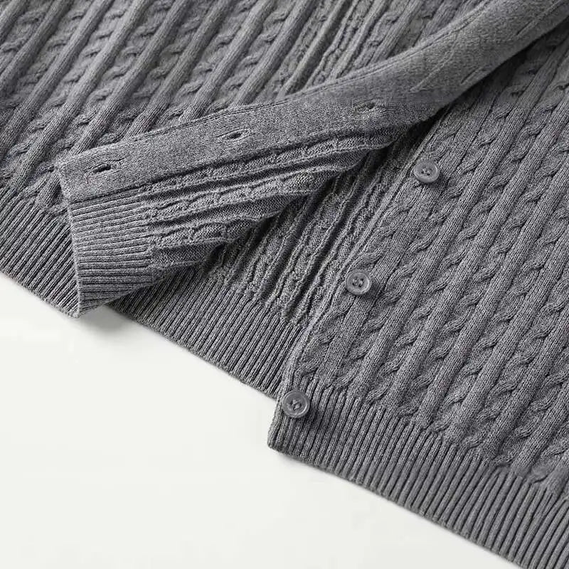 Fashion Top Women New Peter Pan Collar Lace Edge Slim Single Breasted Knitted Cardigan Female 2025 Spring Summer voguable