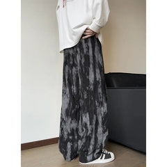 Corduroy Pants Men Fashion Retro Casual Pants Men Streetwear Hip-hop Loose Tie Dye Pants Mens Vintage Trousers Large Size 4XL voguable