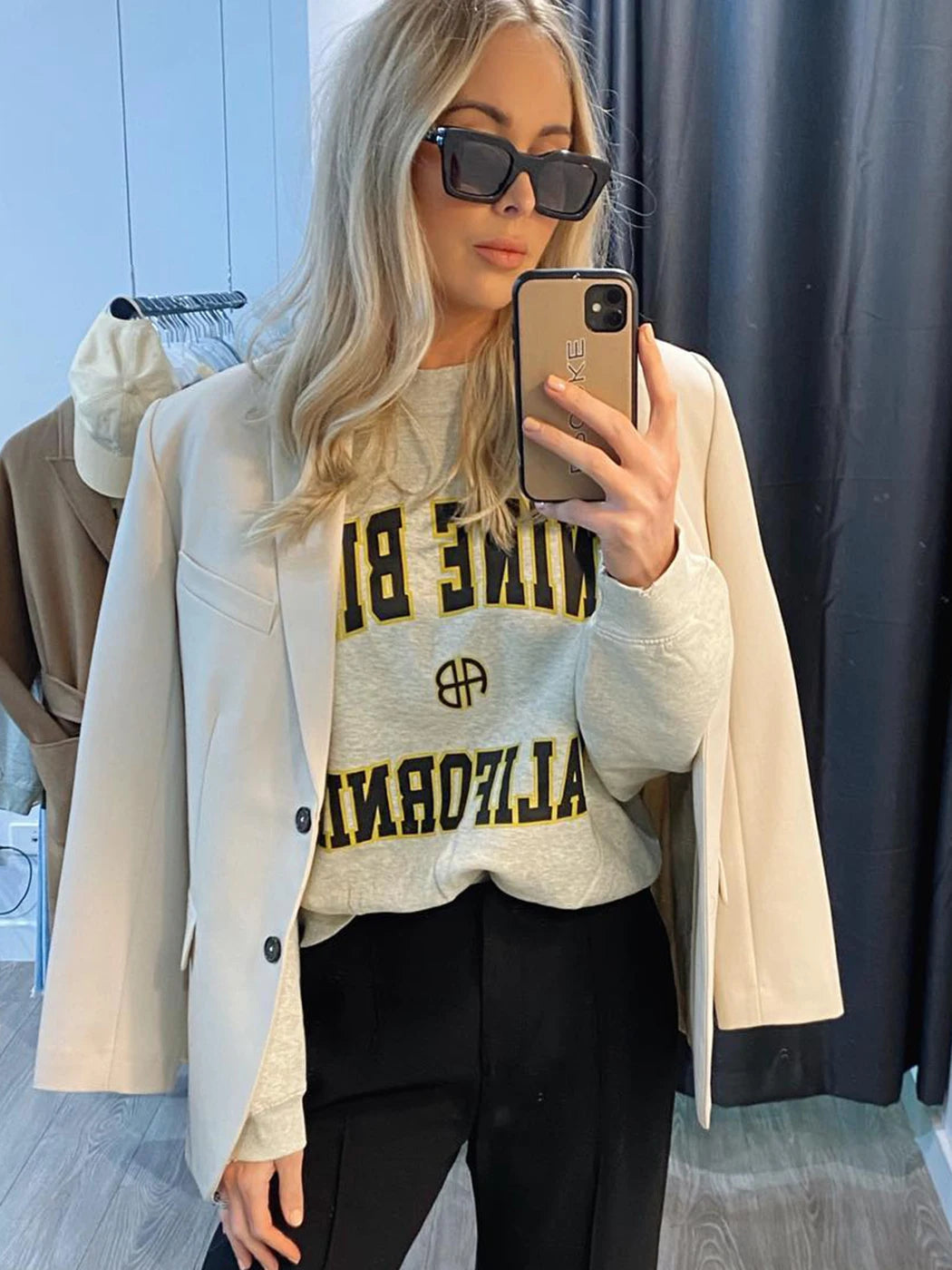 Graphic Sweatshirts for Women Autumn Winter Clothes Designer Washed Vintage Fashion Pullovers Tops Female Loose Sweatshirt voguable