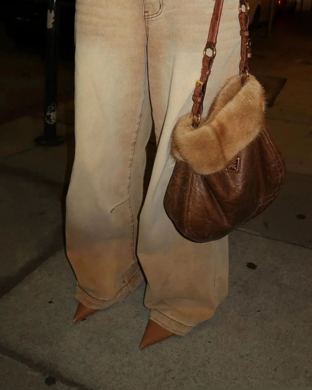 jaded london khaki wash to make old jeans mid-waist silhouette straight leg trousers Pbong