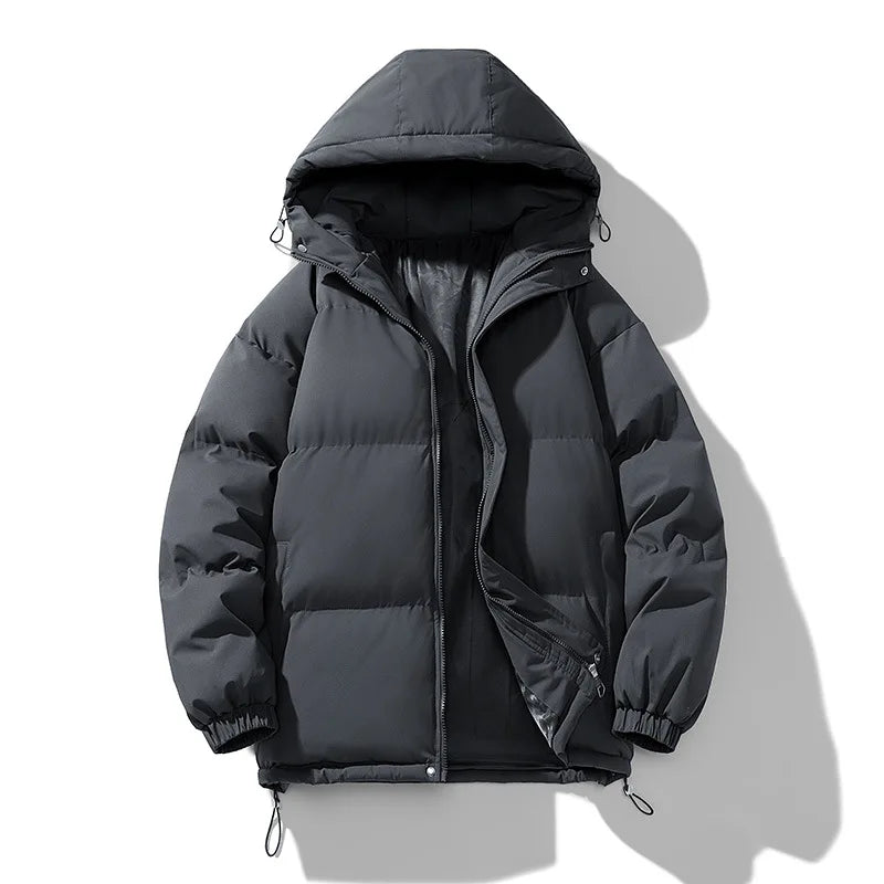 Winter Parkas Men Cotton-padded Coats Men Puffer Jackets Outdoor Hooded Coat Casual Windbreaker Thick Warm Coat Men Jacket voguable