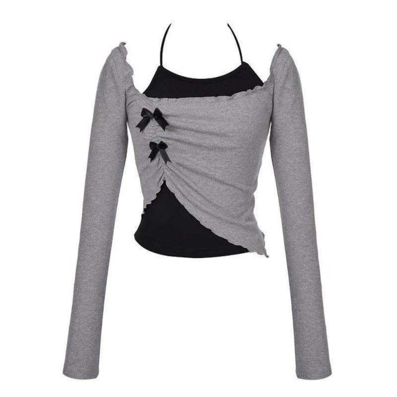 Voguable Korean Fashion 2 Piece Set Skirt Slim Y2k Crop Tops Casual Vintage Black Mini Skirt Kawaii Sweet Suit Woman Summer Chic voguable