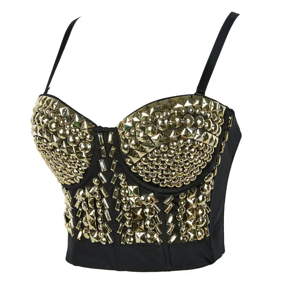 Fashion Clothes Tank Sling Stage Dance Wear Casual Women Clothing Y2k Tops Corset Streetwear Sexy Club Party Summer Elegant voguable