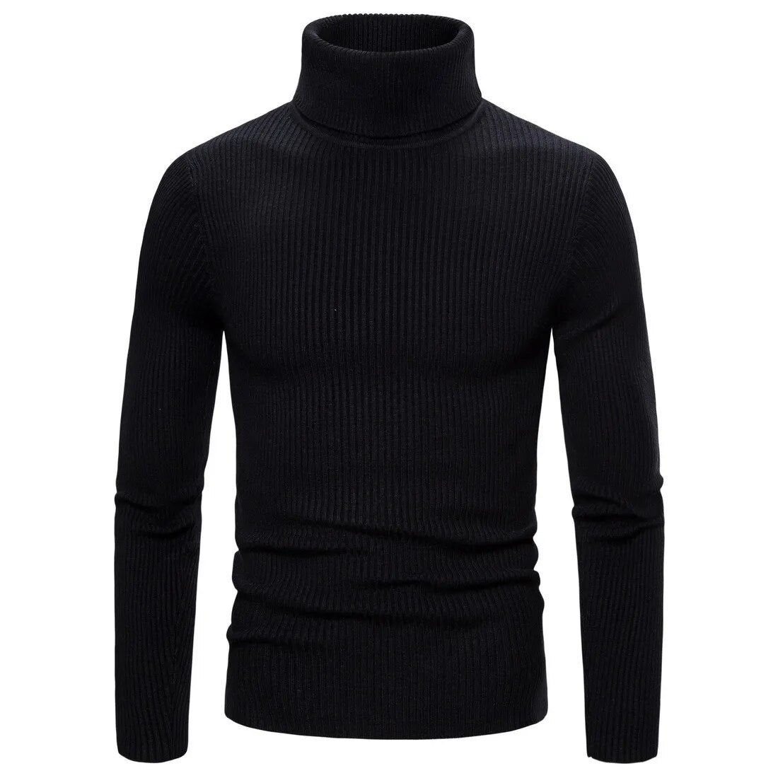 Autumn and Winter  Men's Turtleneck Sweater Male  Version Casual All-match Knitted  Sweater voguable