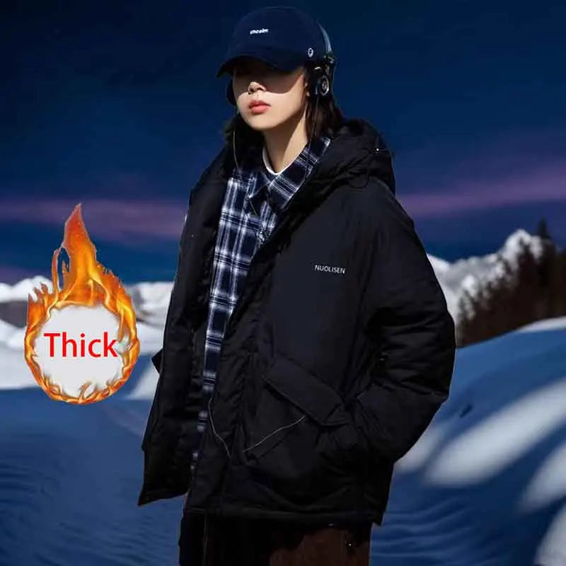 Fall Women Sportswear Jacket Y2K Winter Thick Warm Loose Pockets Casual Assault Suit Bf Fashion Oversize Outdoor Sports Outwear voguable