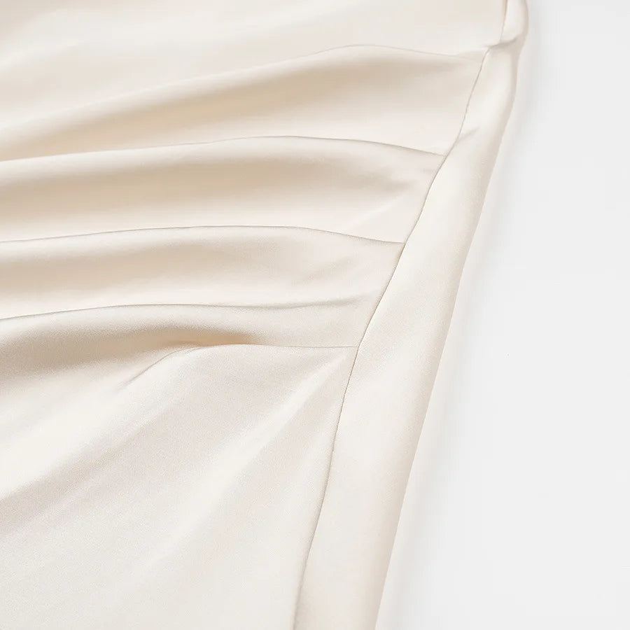 3D Flower Satin Halter-neck Short Dress 2025 New Fashion Beige Slim Sleeveless Dresses Backless Summer Party Dress For Women voguable