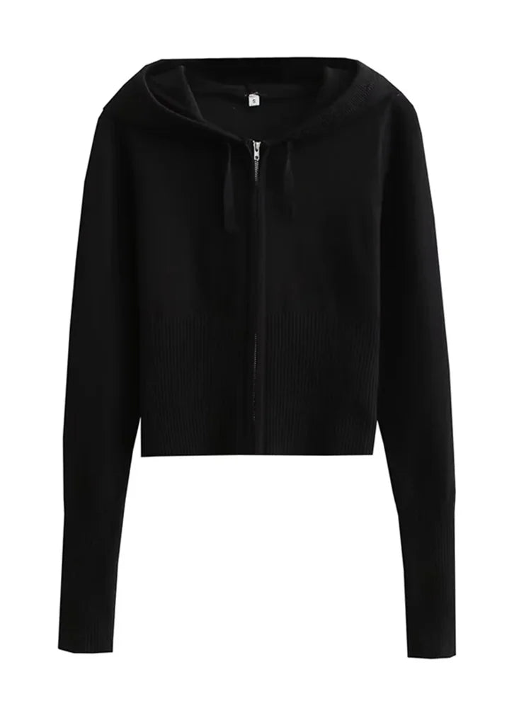 Tossy Knit Fashion 2 Piece-Set Trousers Hoodie Tracksuit Women Crop top Knitwear And Women's Pants Sets Female Trousers Outfits voguable