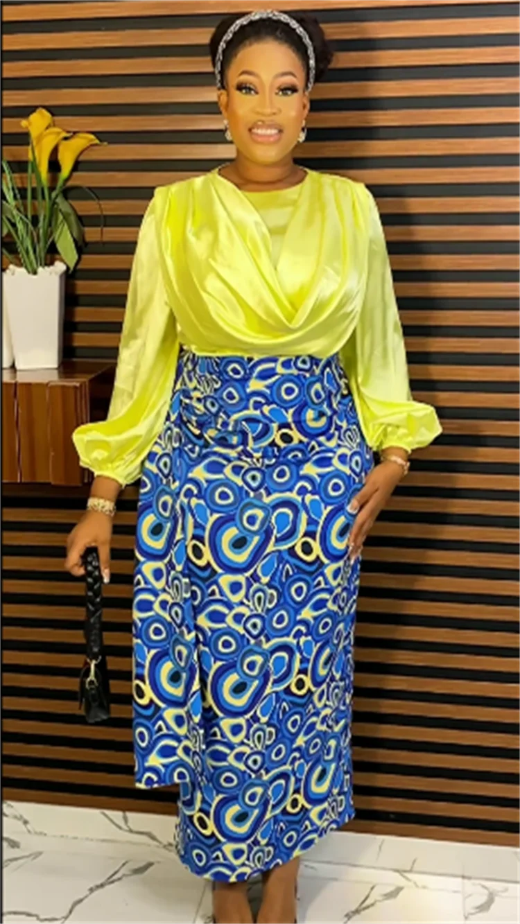 Plus Size African Elegant Party Dresses for Women 2023 New Fashion Chiffon Maxi Long Dress Kaftan Muslim Gown Ladies Clothing voguable