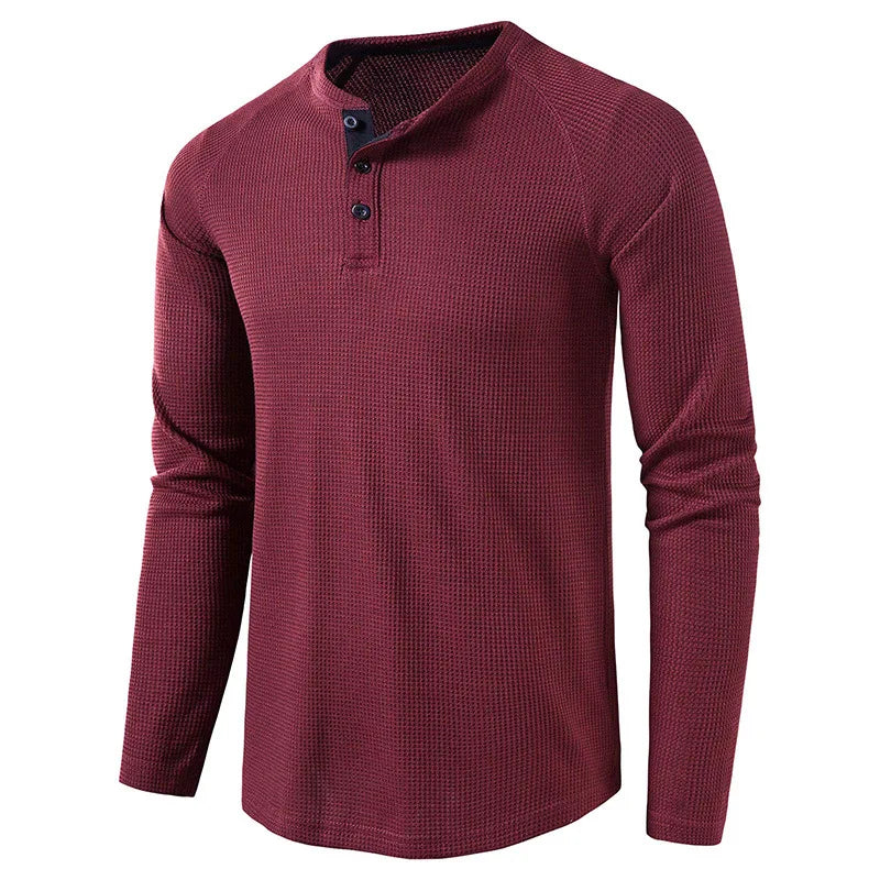Spring Autumn New Fashion Round Neck Long Sleeve Solid T-Shirts Men's Clothing Slim Bottoming Shirt All-match Korean Chic Tops voguable