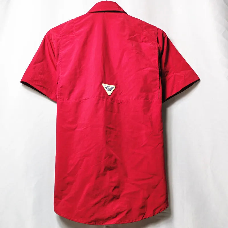 Camisa para hombres 2024 Spring/Summer New Long sleeved Short sleeved Classic Polo Collar Shirt Top Pocket Men's Casual Shirt voguable