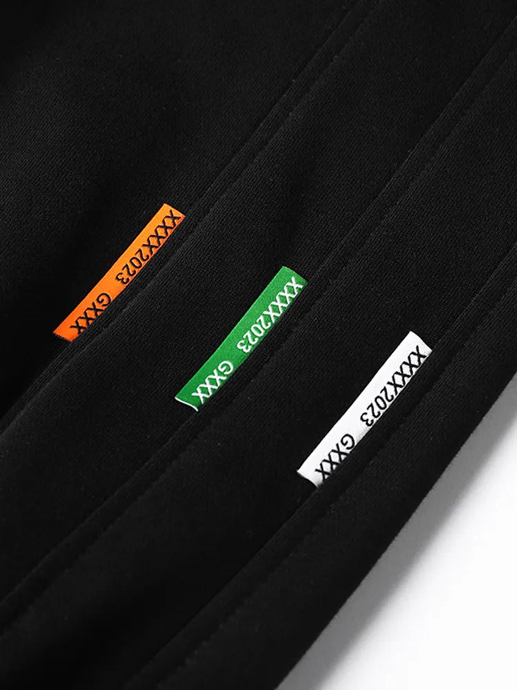Spring Autumn Men's Baggy Sweatpants Colorfull Drawstring Cotton Trainning Jogger Pants voguable