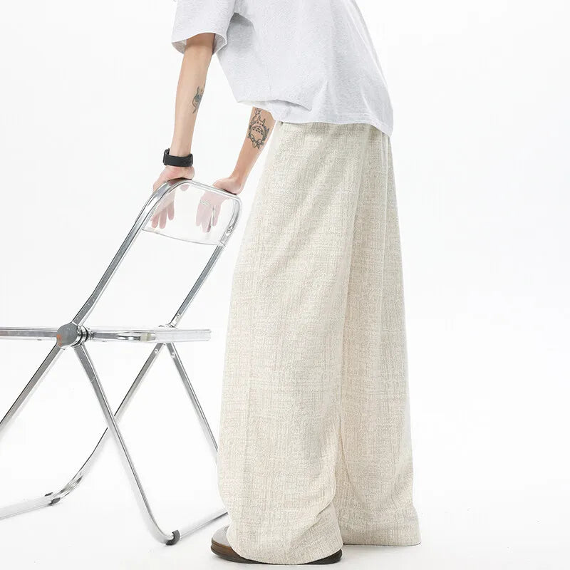 New Design Unisex Straight Leg Casual Pants Breathable Comfortable Novel Fabric Fashion Comfy Trendy Stylish Athleisure Trousers voguable