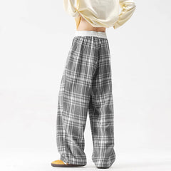 Winter Thick Pants Men Warm Fashion Retro Casual Pants Men Streetwear Hip-hop Loose Wide Leg Pants Mens Vintage Trousers M-3XL voguable