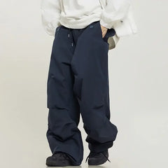 Voguable Parachute Pants Sport Men Baggy American Street Cargo Wide Leg Trousers Male Tracksuit Hip Hop Loose Casual Oversize voguable