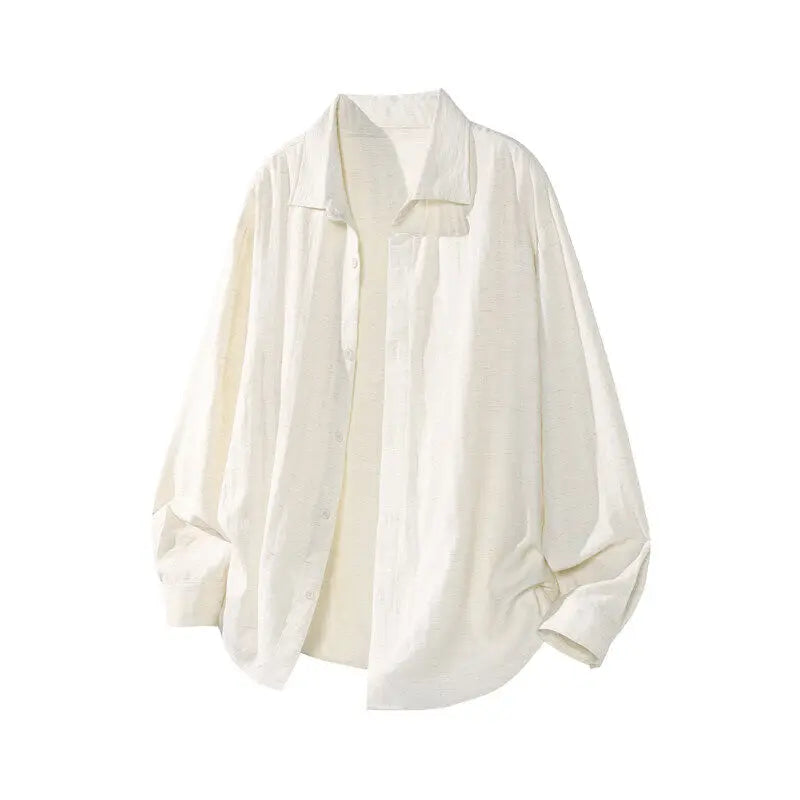 Voguable  Men's Classic Button down Shirt Single Breasted Loose Fit Solid Color Long Sleeve for Casual Office And Daily Wear Comfortable voguable
