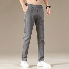 2023 Autumn Winter KPOP Fashion Style Harajuku Slim Fit Trousers Loose All Match Thick Casual Pants Patchwork Straight Leg Pants voguable