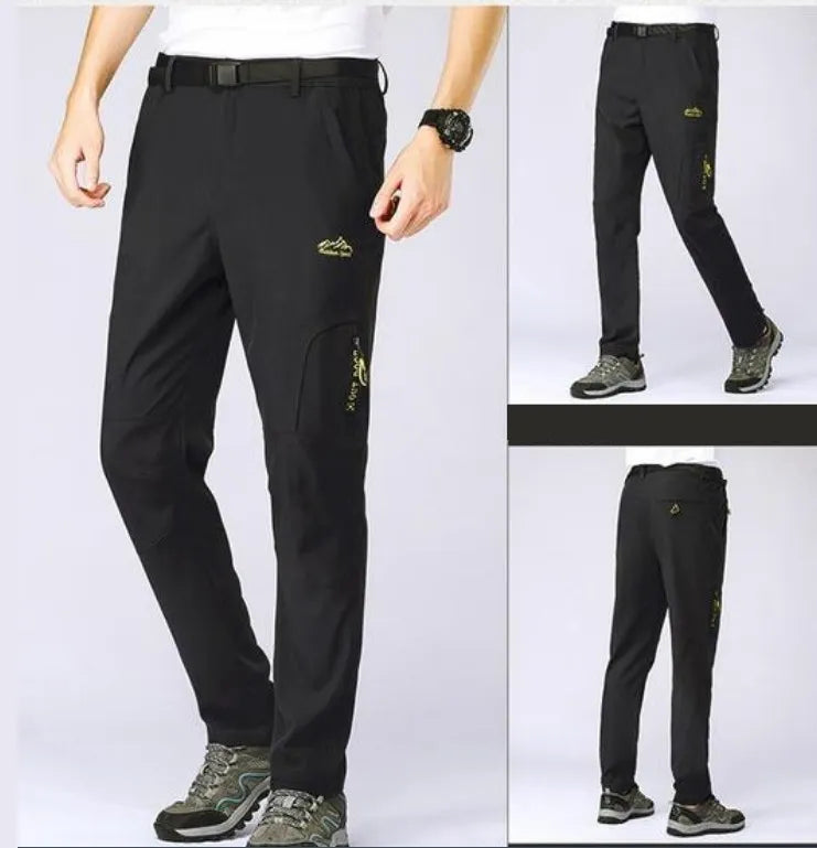 Stretchable Mens Cargo Pants Summer Men Casual Pant Quick Dry Outdoor Hiking Trekking Tactical Male Sports Trousers voguable