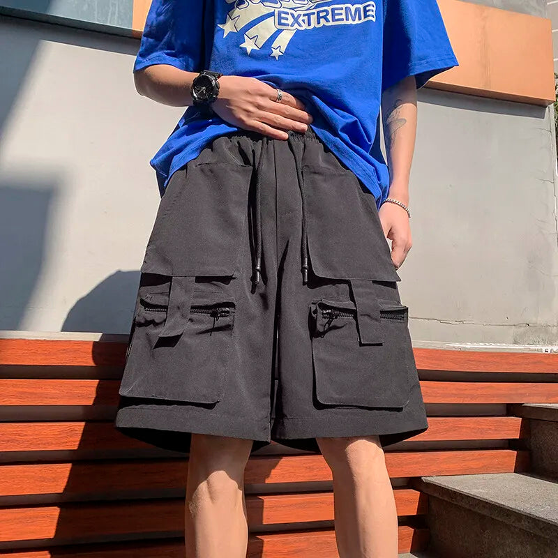 Mens Summer Cargo Shorts Multi Pocket Casual Outdoor Sports Workwear Lightweight Comfortable Hiking Shorts Trendy Fashion voguable