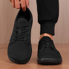 Voguable  Unique Mesh Sports Shoes Flexible Wide Toe Breathable Minimalist Walking Shoes Outdoor Activities Tennis Foldable Men's Shoes voguable