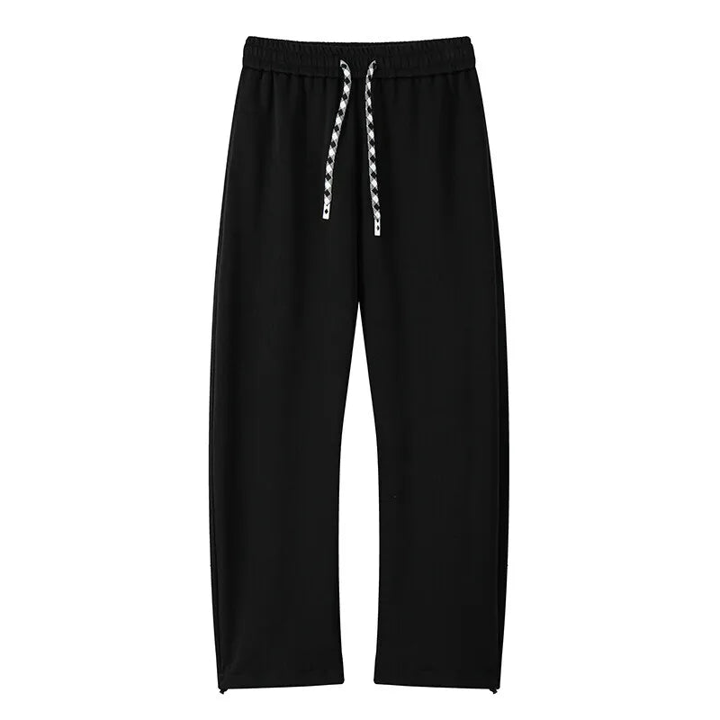 Black Casual Pants Men Fashion Oversized Wide Leg Pants Men Streetwear Loose Sweatpants Mens Sports Pants Male Trousers M-3XL voguable