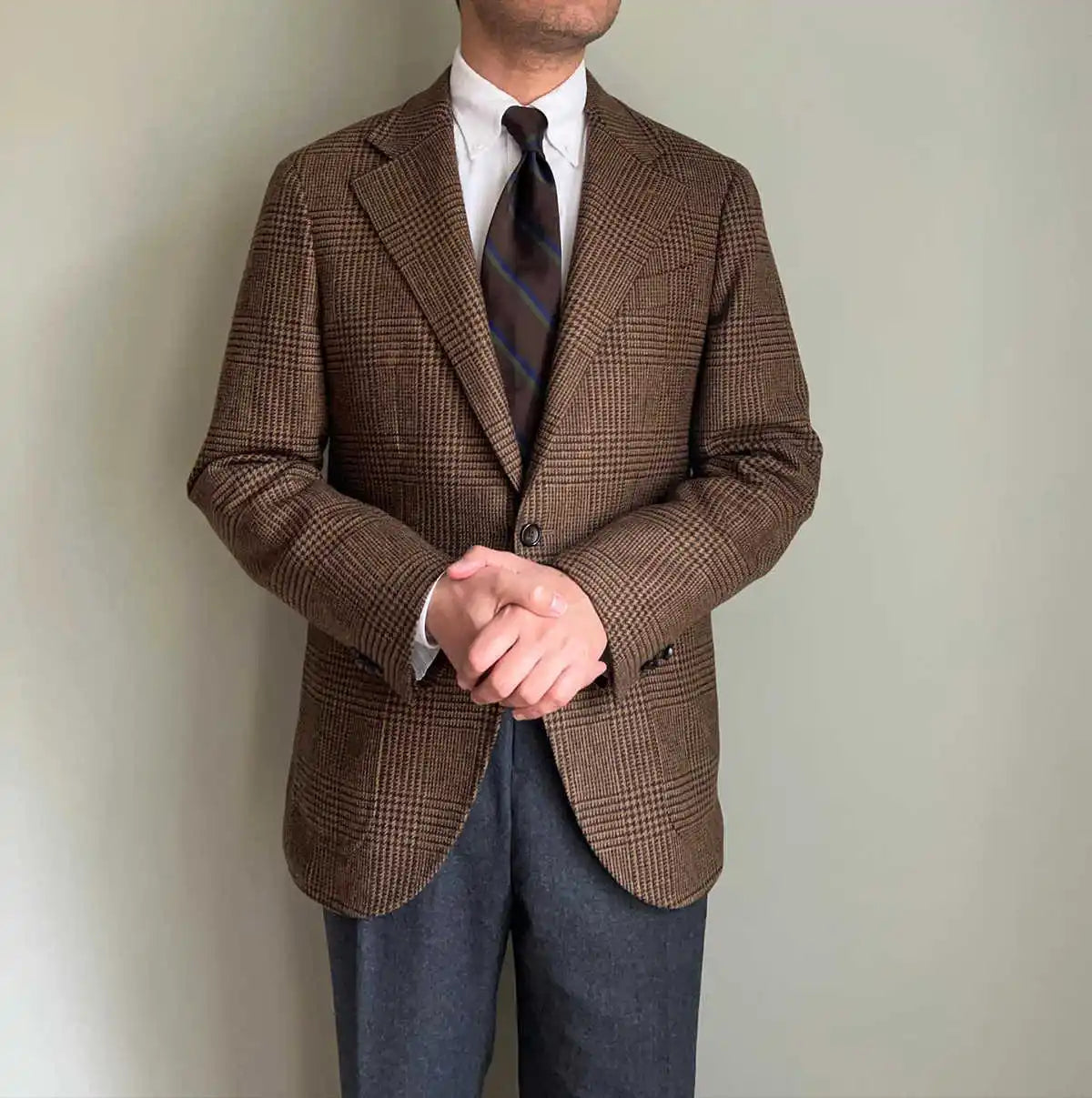 Voguable  Casual Men's Suit 2 Pieces Blazer Pants Bow Collar Single Breasted Buckle Work Wear Bussiness Wedding voguable