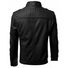 Men Faux Leather Jacket Motorcycle 5Xl Men Jackets Black Jaqueta De Couro Masculina Outwear Male Slim Fit Pu Leather Coats Man voguable