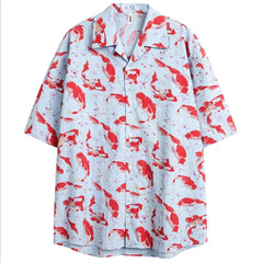 Voguable  Men's Subculture Print Short Sleeve T-Shirt Summer Casual Streetwear Loose Fit Vintage Tops For Daily Street Outfits New voguable