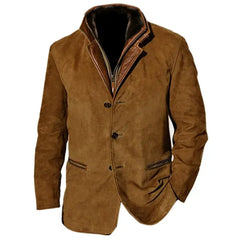 Men And Qomen Heavy Industry Vintage Work Retro American Casual Print Coat Men voguable
