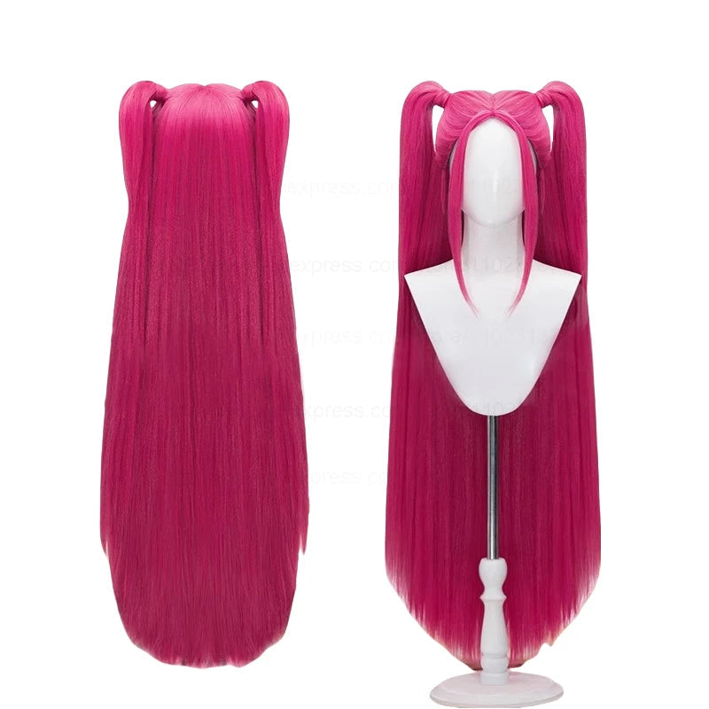 High Quality Rumi Mira Zoey Cosplay Wig  Cosplay Resistant Synthetic Hair Anime Wigs +WigCap voguable