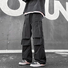 Men's Black Pants Streetwear Harem Pant Vintage Y2k Hip Hop Wide Leg Joggers Baggy Sweatpants Male Pants Big Size 5XL gotmes-shop