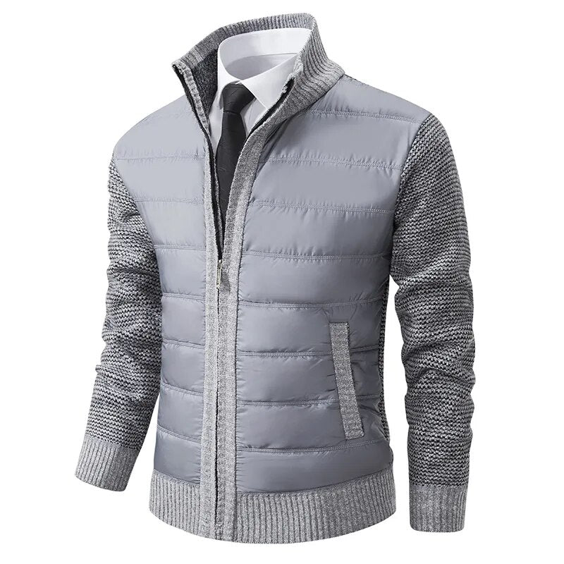Autumn and winter new men's casual and comfortable fashion trend loose warm cardigan sweater voguable