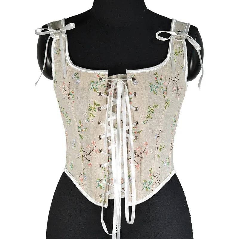 Sexy Lolita Corset Shaper Ladies Slimming Bandage Corsets Underbust Bustier Top Women Lingerie Elegant Streetwear Clothes Blusas voguable