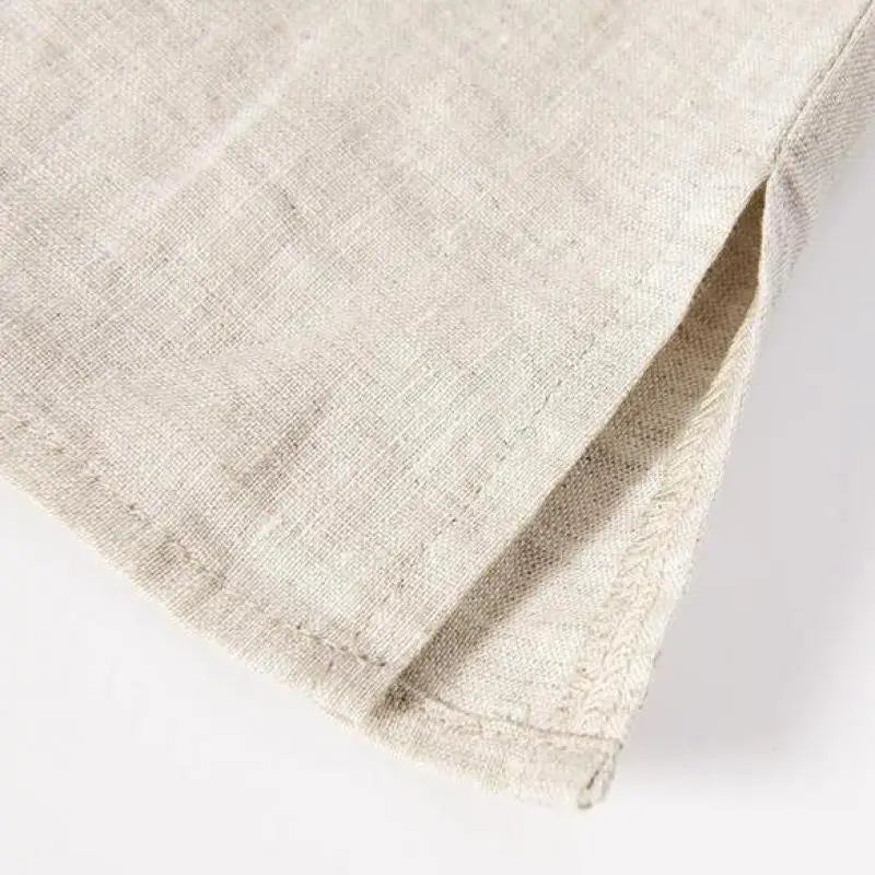 Voguable  Men's Vintage Chinese Style Linen Vest Breathable Loose-Fit Casual Summer Waistcoat Zen Cotton-Linen Sleeveless Shirt M-5XL voguable