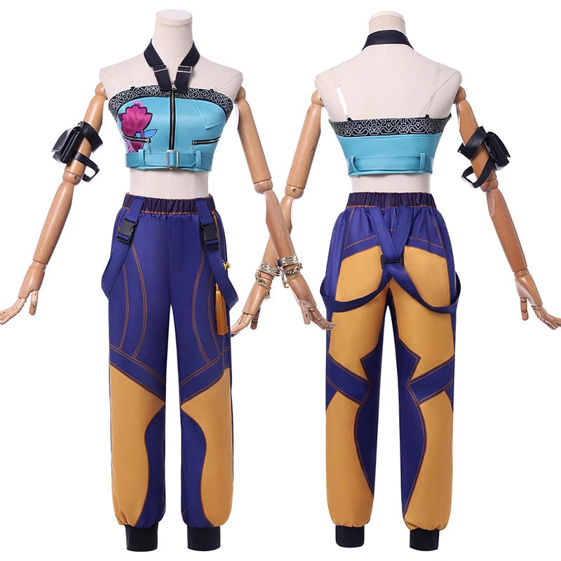 KPop Zoey Cosplay Costume Wig Women Girls Halloween Carnival Comic-con Party Role Playing Outfits voguable