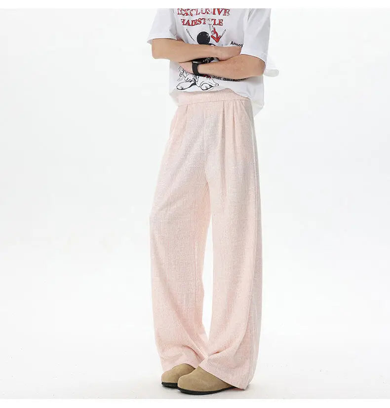 New Design Unisex Straight Leg Casual Pants Breathable Comfortable Novel Fabric Fashion Comfy Trendy Stylish Athleisure Trousers voguable