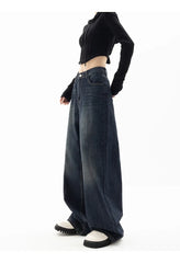 Y2K Vintage High Waist Harajuku Loose Jeans Pants Korean Fashion Women's Grunge Wide Leg Oversized Denim Trouser Female Clothes voguable