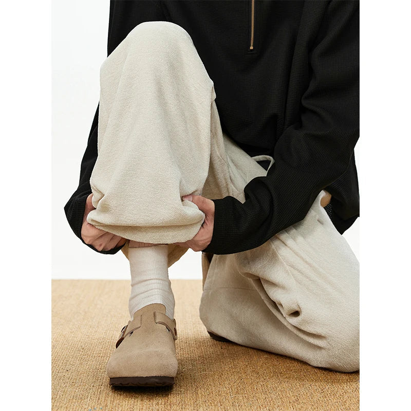 Autumn Casual Pants Men Fashion Retro Straight Pants Men Streetwear Hip-hop Loose Wide Leg Pants Mens Vintage Trousers M-3XL voguable