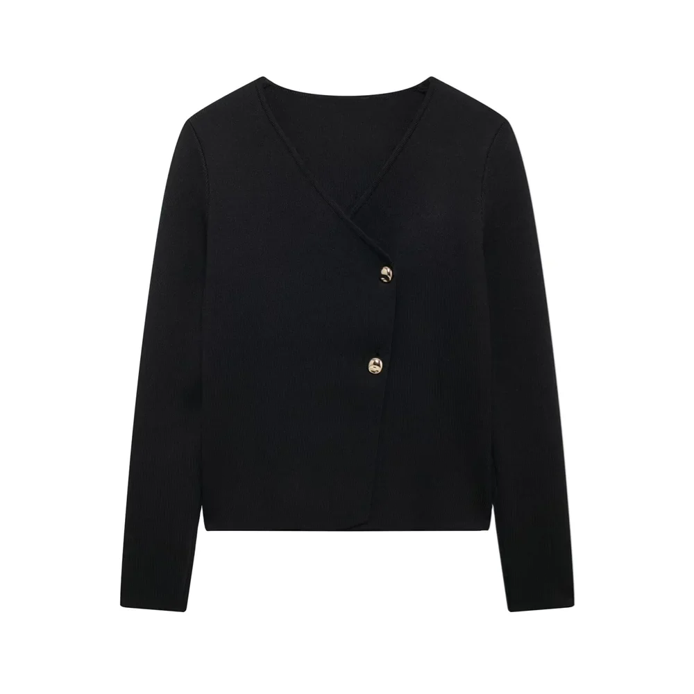 Autumn New Women's Clothing Style Slimming Asymmetric Design Knitted Coat Small Folded Splicing Skirt Set Pbong