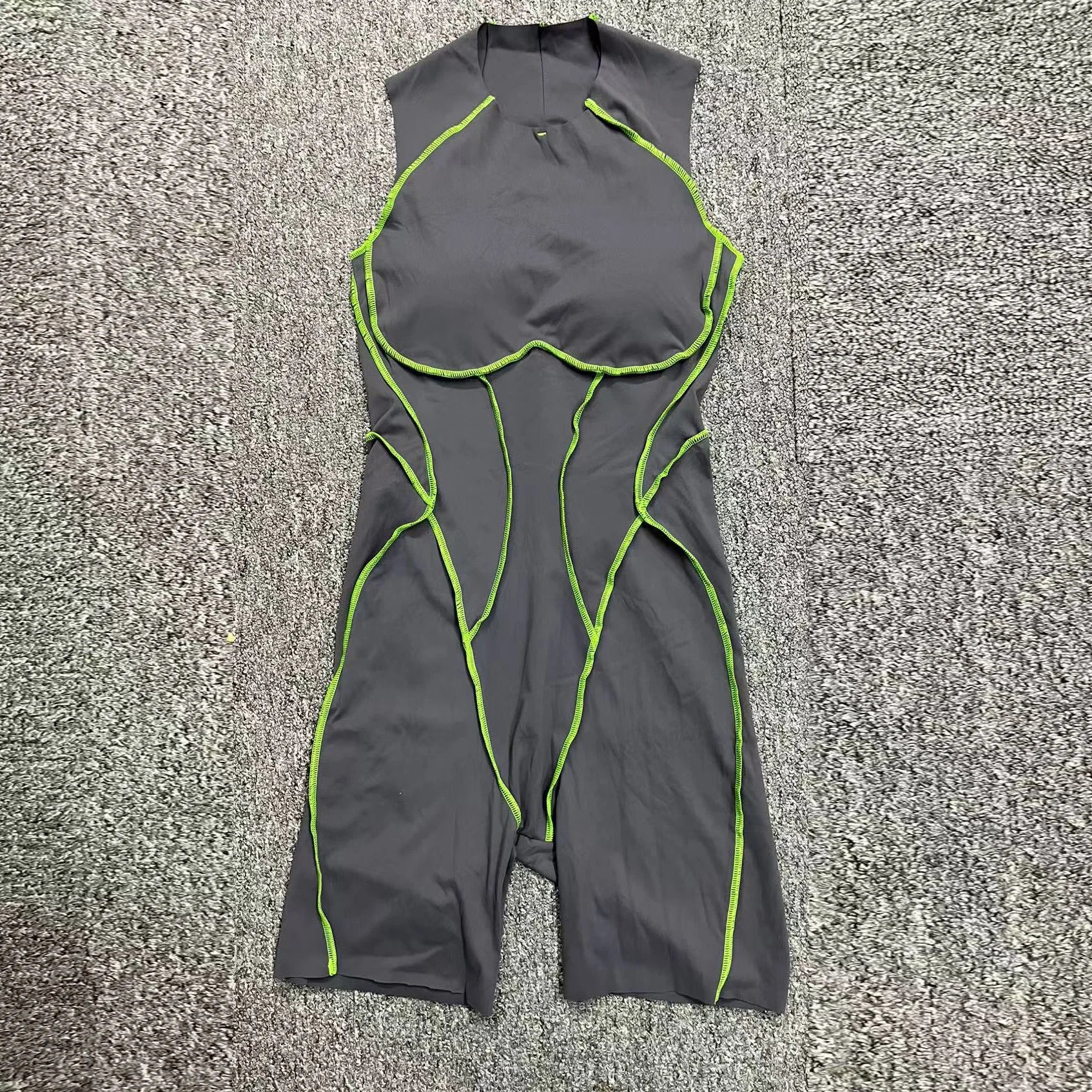 Voguable  Yoga Jumpsuit Summer Short Sleeveless Sports Wear Gym Fitness Sports Bodysuit Women Dance Running Workout Clothes Yoga Jumpsuit voguable