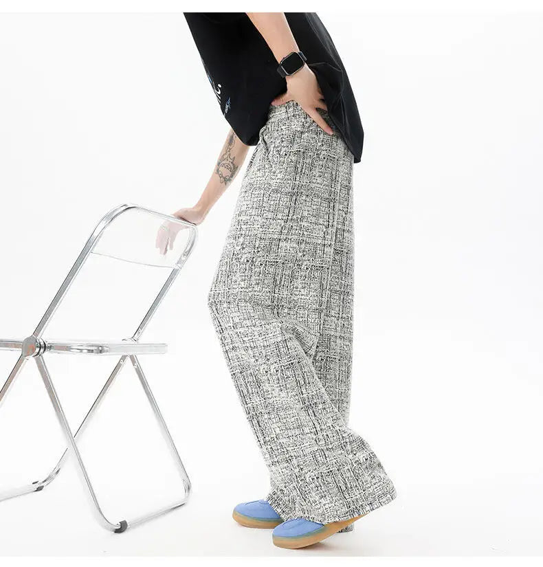 New Design Unisex Straight Leg Casual Pants Breathable Comfortable Novel Fabric Fashion Comfy Trendy Stylish Athleisure Trousers voguable