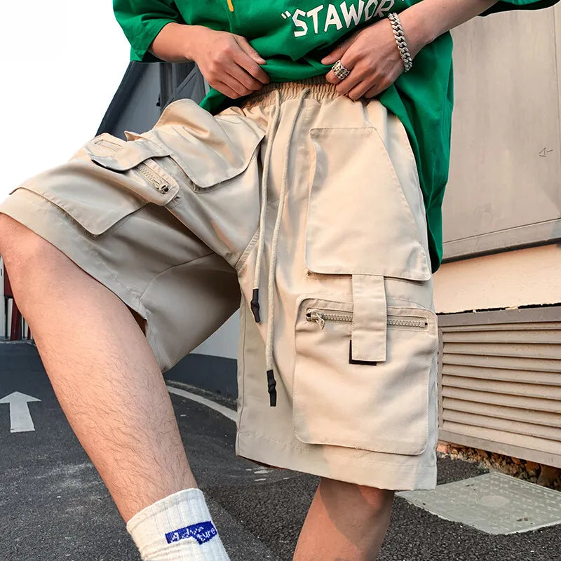 Mens Summer Cargo Shorts Multi Pocket Casual Outdoor Sports Workwear Lightweight Comfortable Hiking Shorts Trendy Fashion voguable