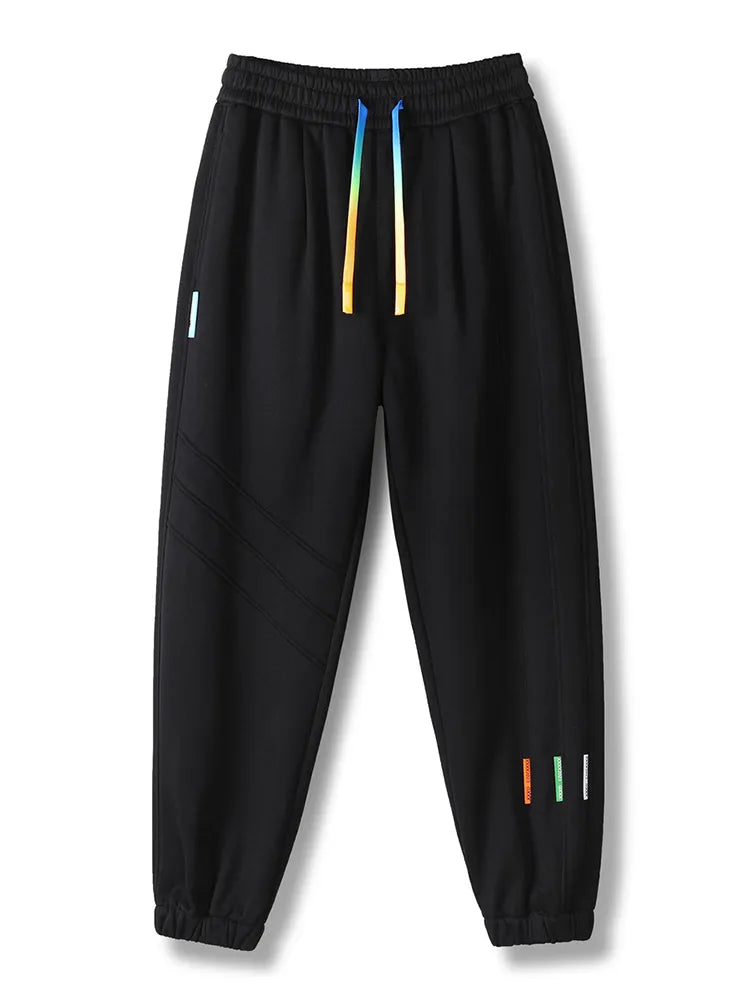 Spring Autumn Men's Baggy Sweatpants Colorfull Drawstring Cotton Trainning Jogger Pants voguable